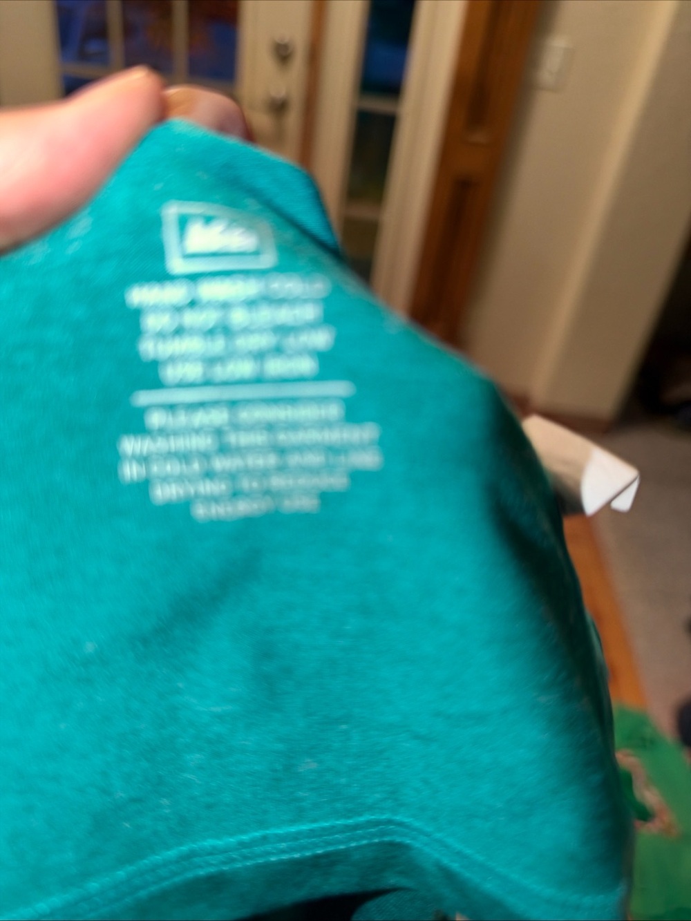REI Womens XXS Teal Hooded 1/2 Zip Pullover Running Hiking Performance Top - Picture 11 of 13